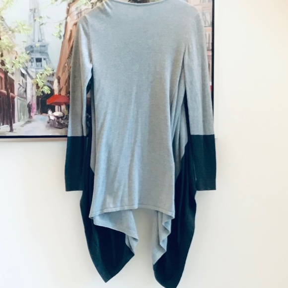 Melanie Lyne Colour Block Cascade Open Cardigan - Picture 4 of 5